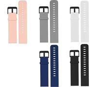 Lamshaw Brazalete de 20mm compatible con Blackview Z20 Smartwatch, correa de reloj de silicona para niños - Repuesto para Smartwatch Blackview Z20 (5Piezas')