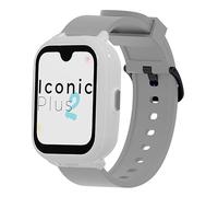 Lamshaw Brazalete de 20mm compatible con SaveFamily Iconic Plus 2/Senior/Plus 4G/ Slim 4G/Enjoy Smartwatch,correa de reloj de silicona para niños - Repuesto para Smartwatch SaveFamily (Gris)