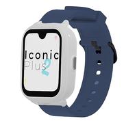 Lamshaw Brazalete de 20mm compatible con SaveFamily Iconic Plus 2/Senior/Plus 4G/ Slim 4G/Enjoy Smartwatch,correa de reloj de silicona para niños - Repuesto para Smartwatch SaveFamily (Azul)