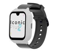 Lamshaw Brazalete de 20mm compatible con SaveFamily Iconic Plus 2/Senior/Plus 4G/ Slim 4G/Enjoy Smartwatch,correa de reloj de silicona para niños - Repuesto para Smartwatch SaveFamily (Negro)