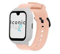 Lamshaw Brazalete de 20mm compatible con SaveFamily Iconic Plus 2/Senior/Plus 4G/ Slim 4G/Enjoy Smartwatch,correa de reloj de silicona para niños - Repuesto para Smartwatch SaveFamily (Rosa)