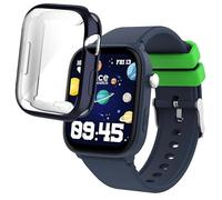 Lamshaw - Carcasa compatible con ICE-WATCH - Ice Smart Junior 3.0 Find My 1,75 Pulgadas SmartWatch, carcasa con protector de pantalla, [Anti-rayados] [Ultra Delgada Flexible] Cubierta total TPU (azul)