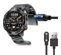 Lamshaw Cargador magnético compatible con LIGE TX7 1,43 pulgadas SmartWatch,Cargador magnético para reloj inteligente USB 3,3 ft compatible con LIGE TX7 WATCH (Negro)