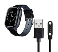 Lamshaw Cargador magnético compatible con SaveFamily,Cargador magnético para reloj inteligente USB 3,3 ft compatible con SaveFamily Plus 4G/Iconic Plus 2/Slim 4G/Enjoy/Senior (negro)