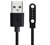 Lamshaw Cargador Magnético USB 3.3 Pies para Guudsoud X7 Auriculares - Cable de Recarga por Inducción con Reloj Magnético, Compatible con Modelos Guudsoud (Negro)