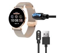 Lamshaw Cargador para XCOAST Reloj Inteligente Cargador Magnético Compatible con XCOAST Siona 2 Reloj Inteligente 1,3 Pulgadas de Conducción Ósea-Cable de Recarga de Repuesto (Negro)