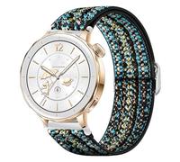 Lamshaw Cinturón elástico de nylon ajustable de OPPO Watch X2 Mini para reloj inteligente-Repuesto compatible para OPPO X2 Mini/ X2/X/2/SE,para Oneplus Watch 3/2/2R Reloj (Cielo azul bohemio, 22mm)