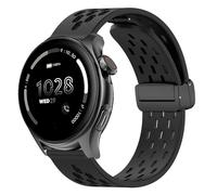 Lamshaw Compatible con correas Cubitt Viva Pro, correas de repuesto de silicona transpirable de liberación rápida compatibles con Cubitt Viva Pro, Viva, Aura Pro, Aura Smart Watch (negro, correa de