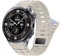 Lamshaw Compatible con OnePlus Watch 3 bandas, nueva silicona deportiva a prueba de sudor, correa transpirable Unisex Compatible con OnePlus Watch 3, 2 46mm / 2R / 1 Smart Watch (Blanco)