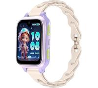 Lamshaw Compatible LAGENIO Reloj Inteligente16mm correa,correa de reemplazo hueco de silicona elástica de liberación rápida,compatible LAGENIO K9 Kid Smartwatch 1,78 Pulgadas (Blanco)