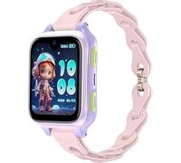 Lamshaw Compatible LAGENIO Reloj Inteligente16mm correa,correa de reemplazo hueco de silicona elástica de liberación rápida,compatible LAGENIO K9 Kid Smartwatch 1,78 Pulgadas (Rosa)