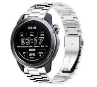 Lamshaw Correa Compatible con Mibro GS Explorer/GS Pro 2/GS Active 2 - Banda Acero Inoxidable, Mecanismo Liberación Rápida, Ajuste Universal y Duradero para Smartwatch (Plateado)