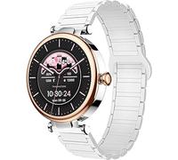 Lamshaw Correa Compatible con TOZO S8 Reloj Inteligente, 18mm y 22mm Correa Deportiva de Silicona para Brazalete de TOZO S8, S6, S5, S3 Smartwatch (Blanco, 18mm)