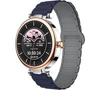 Lamshaw Correa Compatible con TOZO S8 Reloj Inteligente, 18mm y 22mm Correa Deportiva de Silicona para Brazalete de TOZO S8, S6, S5, S3 Smartwatch (Azul, 18mm)