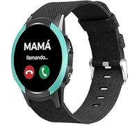 Lamshaw Correa de Repuesto Compatible con SaveFamily Slim 4G/Enjoy - Cinturón Ajustable de Nylon Transpirable para Hombre y Mujer - Reemplazo para Reloj SaveFamily (Negro)