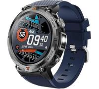 Lamshaw Correa de Repuesto para EIGIIS KE3-Cinturón Deportivo de Silicona Compatible con Relojes Inteligentes KE2,KE3,KE5,KE6,K22,K27,K52, K55,K56,K57,DM50,HM09,I32,S35,S66Military SmartWatch (Azul)