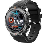 Lamshaw Correa de Repuesto para EIGIIS KE3-Cinturón Deportivo de Silicona Compatible con Relojes Inteligentes KE2,KE3,KE5,KE6,K22,K27,K52, K55,K56,K57,DM50,HM09,I32,S35,S66Military SmartWatch (Negro)