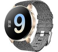 Lamshaw Correa de repuesto para I50 SmartWatch 22mm Banda de nailon transpirable compatible con Krostming/Erkwei/Iaret/niolina I50 Reloj Inteligente 1,32" (Gris)
