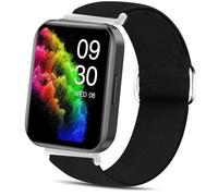 Lamshaw Correa de repuesto para RUIMEN D1| Cinturón elástico de nailon ajustable | Accesorio de reemplazo compatible con Pavlok Shock Clock 3 | Unisex (Hombre y Mujer) (Negro)
