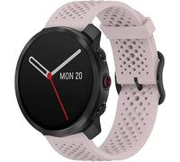Lamshaw Correa de silicona para Polar Smartwatch, 20/22 mm, banda deportiva con hebilla metálica. Compatible con Polar Unite, Ignite, Pacer, Vantage, Grit X, M2 y más (Rosa, 22mm)