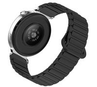 Lamshaw Correa de Silicona Suave con Cierre magnético 20mm - Compatible con RUXINGX AK98 Reloj Inteligente Mujer 1,19 Pulgadas- Banda Deportiva Unisex para Hombre y Mujer (Negro)