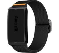 Lamshaw Correa elástica de nylon transpirable para Amazfit Smart Watch- Cinturón deportivo ajustable compatible con Amazfit Helio Strap Smart Band Fitness-Tracker (Negro)