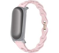 Lamshaw Correa para NotePin AI Voice Recorder -Cinturón de Silicona Elástica con Liberación Rápida, Correa Hueca Transpirable y Suave (Rosa)