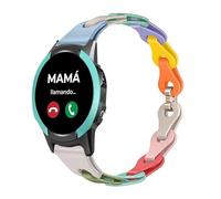Lamshaw Correa para SaveFamily Slim 4G/SaveFamily Enjoy Smartwatch-Cinturón de Silicona Elástica con Liberación Rápida,Correa Hueca Transpirable y Suave (Color)