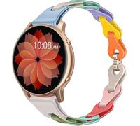 Lamshaw Correa para TUYOMA Smartwatch-22mm Cinturón de Silicona Elástica con Liberación Rápida, Correa Hueca Transpirable y Suave,Compatible con Reloj Inteligente TUYOMA LW36 Smartwatch-1.32" (Color)