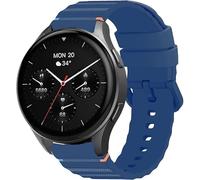 Lamshaw Correas de 18mm,20mm Compatibles con Hama Smartwatch 8900 1,32"/ Hama Smartwatch 8900 1,43"-Silicona Suave y Transpirable para Deporte-Repuesto para Mujer y Hombre (Azul, 20mm)