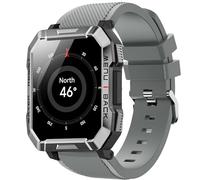 Lamshaw Correas de Clásico Silicona Compatible con Blackview Smartwatch W60-2,01" Correas, Correa Deportivas Suave de Repuesto para Mujeres y Hombres (Gris)