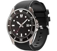 Lamshaw Correas de Clásico Silicona Compatible con Casio MDV106 Correas, Compatible con Casio MDV106-1AV / MTP-VD01 Watch Correa Deportivas Suave de Repuesto para Mujeres y Hombres (Negro)