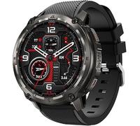 Lamshaw Correas de Clásico Silicona Compatible con KOSPET TANK M4 /M3 Ultra/M2/TANK T4/T3/T2 22mm Correas, Correa Deportivas Suave de Repuesto para Mujeres y Hombres (Negro)