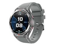 Lamshaw Correas de Clásico Silicona Compatible con OUKITEL BT12/BT10/BT50/BT20/BT50/BT80/BT101/BT2/BT103 Smartwatch Correas, Correa Deportivas Suave de Repuesto para Mujeres y Hombres (Gris)