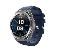 Lamshaw Correas de Clásico Silicona Compatible con OUKITEL BT12/BT10/BT50/BT20/BT50/BT80/BT101/BT2/BT103 Smartwatch Correas, Correa Deportivas Suave de Repuesto para Mujeres y Hombres (Azul)