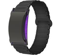 Lamshaw Correas de Compatible con Clock Max/Clock 3,Max Correas,Correa Deportivas Magnético Silicona, Suave de Repuesto para Mujeres y Hombres (Negro)