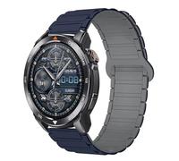 Lamshaw Correas de Compatible con Mibro GS Pro2/Mibro GS Active2 Smartwatch Correas,Correa Deportivas Magnético Silicona, Suave de Repuesto para Mujeres y Hombres (Azul)