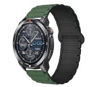 Lamshaw Correas de Compatible con Mibro GS Pro2/Mibro GS Active2 Smartwatch Correas,Correa Deportivas Magnético Silicona, Suave de Repuesto para Mujeres y Hombres (Verde)
