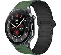Lamshaw Correas de Compatible con OnePlus Watch 2 / Watch 1,Correas-Correa Deportivas Magnético Silicona Suave de Repuesto para Mujeres y Hombres (Verde)