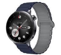 Lamshaw Correas de Compatible con OnePlus Watch 3 Smartwatch 43 mm Correas,Correa Deportivas Magnético Silicona, Suave de Repuesto para Mujeres y Hombres (Azul)
