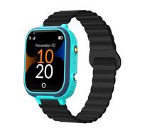 Lamshaw Correas de Compatible con Reloj Inteligente Robin Watch K1,Correas-Correa Deportivas Magnético Silicona Suave de Repuesto para Mujeres y Hombres (Negro)