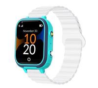 Lamshaw Correas de Compatible con Reloj Inteligente Robin Watch K1,Correas-Correa Deportivas Magnético Silicona Suave de Repuesto para Mujeres y Hombres (Blanco)