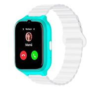 Lamshaw Correas de Compatible con SPC SMARTEE 4G KIDS Reloj Inteligente Correas,Correa Deportivas Magnético Silicona, Suave de Repuesto para Mujeres y Hombres (Blanco)