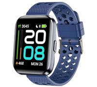 Lamshaw Correas de Deportiva Silicona Compatible con Tensky Smartwatch ID208 Plus-1.8" Correas, Correa Deportivas Suave de Repuesto para Mujeres y Hombres (azul)