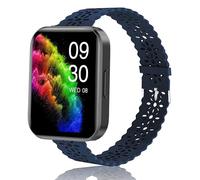 Lamshaw Correas de Lace Silicona Compatible con RUIMEN D1 Correas, Correa Respirable,Deportivas Suave de Repuesto para Mujeres y Hombres (Azul)