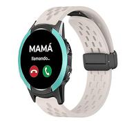Lamshaw Correas de Repuesto Compatibles con SaveFamily Reloj Inteligente - Banda de Silicona Transpirable, Ajustable y Cómoda - Compatible con SaveFamily Slim 4G/SaveFamily Enjoy 18mm Correas