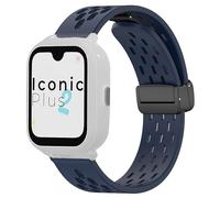 Lamshaw Correas de Repuesto Compatibles con SaveFamily SmartWatch-Banda de Silicona Transpirable, Ajustable y Cómoda-Compatible con SaveFamily Iconic Plus 2/Senior/SaveWatch Plus 4G 20mm Correas