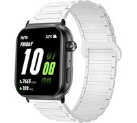 Lamshaw Correas de Respirable Silicona Compatible con HONOR Choice Watch 2i Correas,Correa Deportivas Suave de Repuesto para Mujeres y Hombres (Blanco)