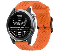 Lamshaw Correas de Respirable Silicona Compatible con Mibro GS Explorer S/Mibro GS Pro 2 / Mibro GS Active 2 Watch Correas, Correa Deportivas Suave de Repuesto para Mujeres y Hombres (Naranja)