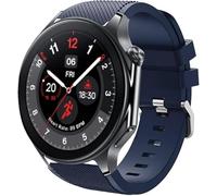 Lamshaw Correas de Respirable Silicona Compatible con OnePlus Watch,Correa Deportivas Suave de Repuesto para Mujeres y Hombres Compatible for OnePlus Watch 2/1 (Azul)